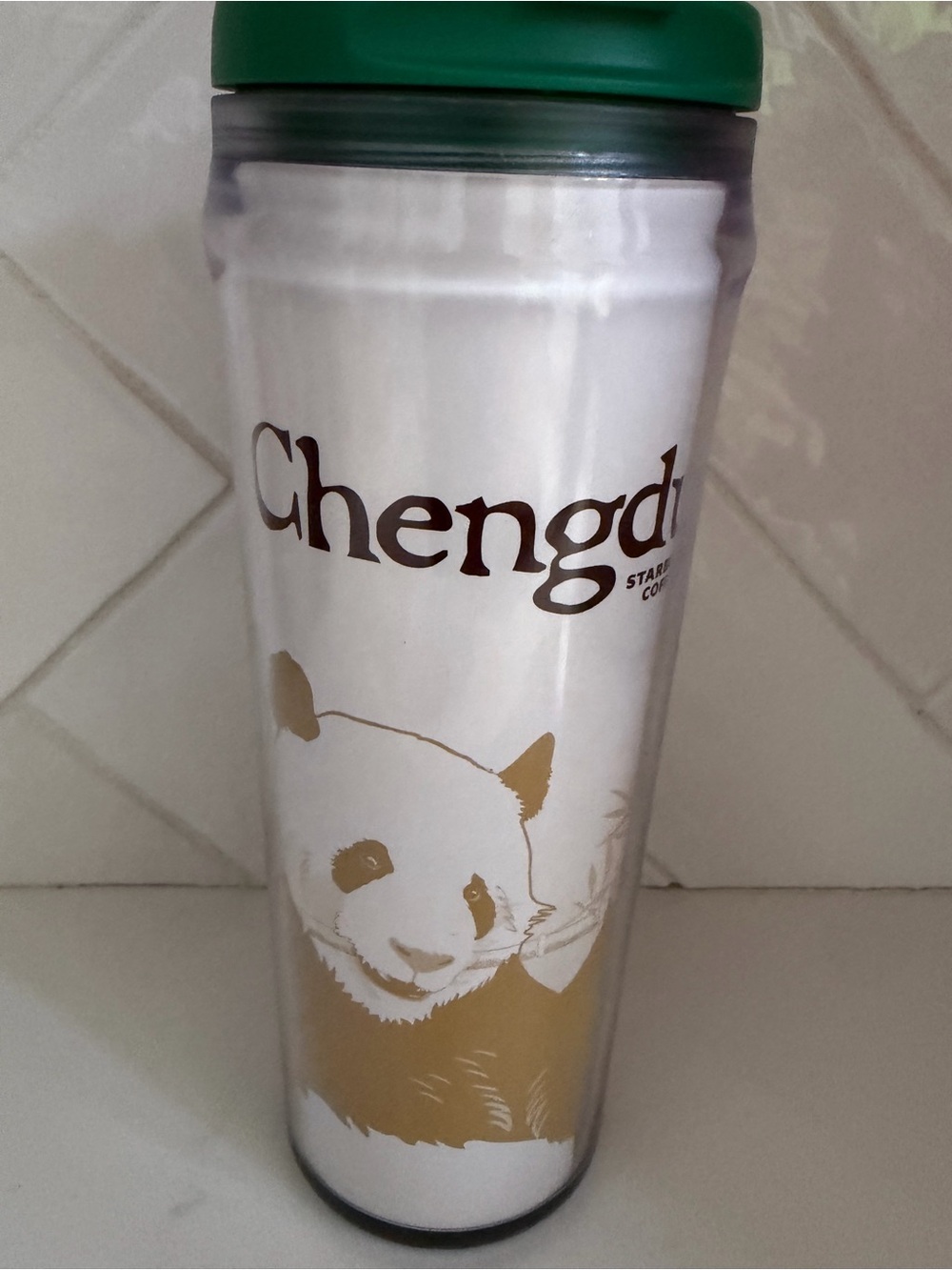 NEW China Starbucks Tumbler City collector series - Chengdu panda 12oz